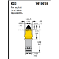 Reemplazo de dientes de bala de barrena de carbón de carburo C23 bit